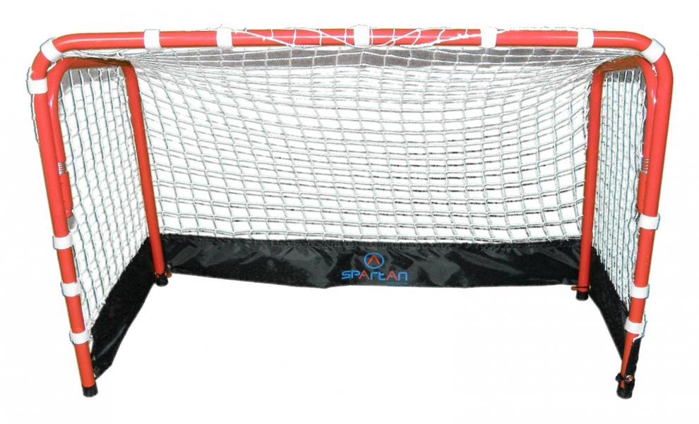 Florbalová branka malá se síťkou SPARTAN červerná 90x60x37 cm