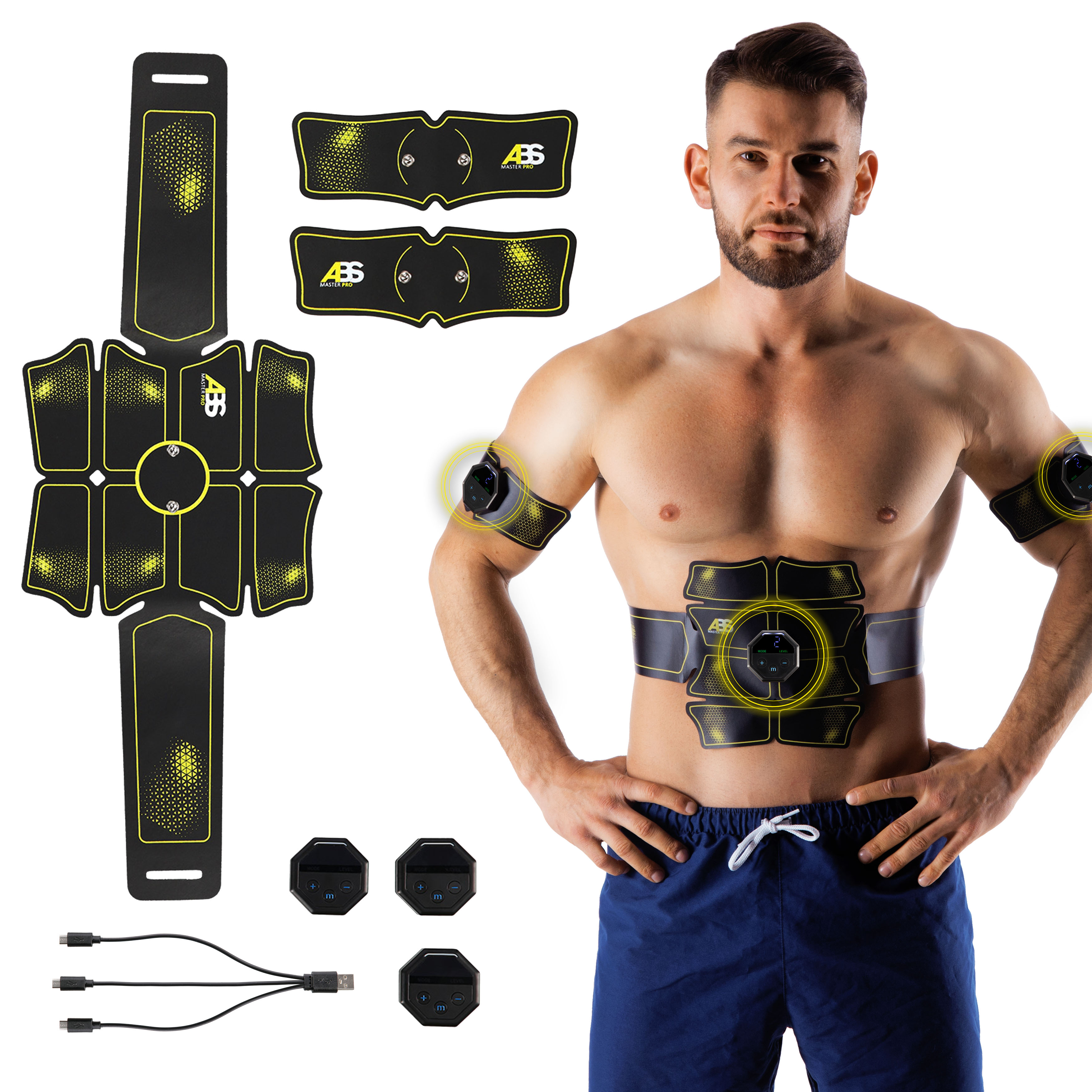 EMS posilovaÄ svalÅ¯ HMS ABS Master PRO Super