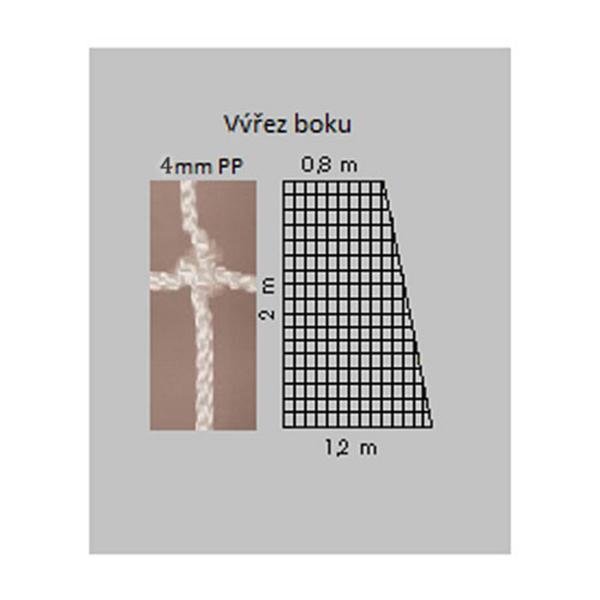 Síť házená bílá 4mm