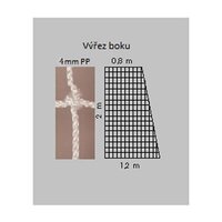 Síť házená bílá 4mm
