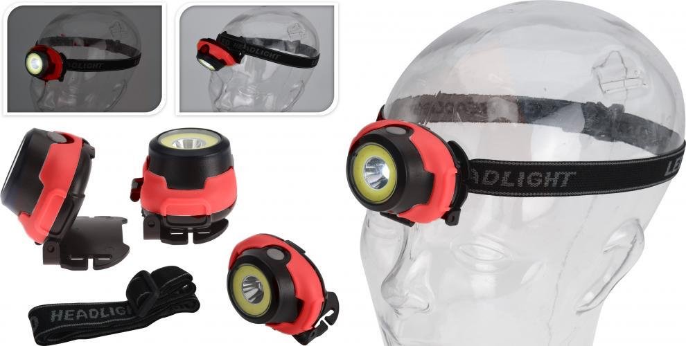 Čelová lampa HEADLIGHT - 3 úrovně