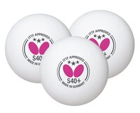 Míčky na stolní tenis BUTTERFLY -  S40+ *** (sada 3 ks)