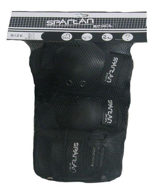 Chrániče In-Line Junior 271 SPARTAN velikost L černé