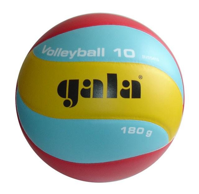 Míč volejbal TRAINING 180g BV5541S barva modro/žluto/čevená GALA AKCE PRO ŠKOLY A ODDÍLY