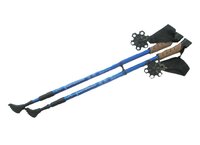 Trekové teleskopické hole NORDIC WALKING 70-135 modrá