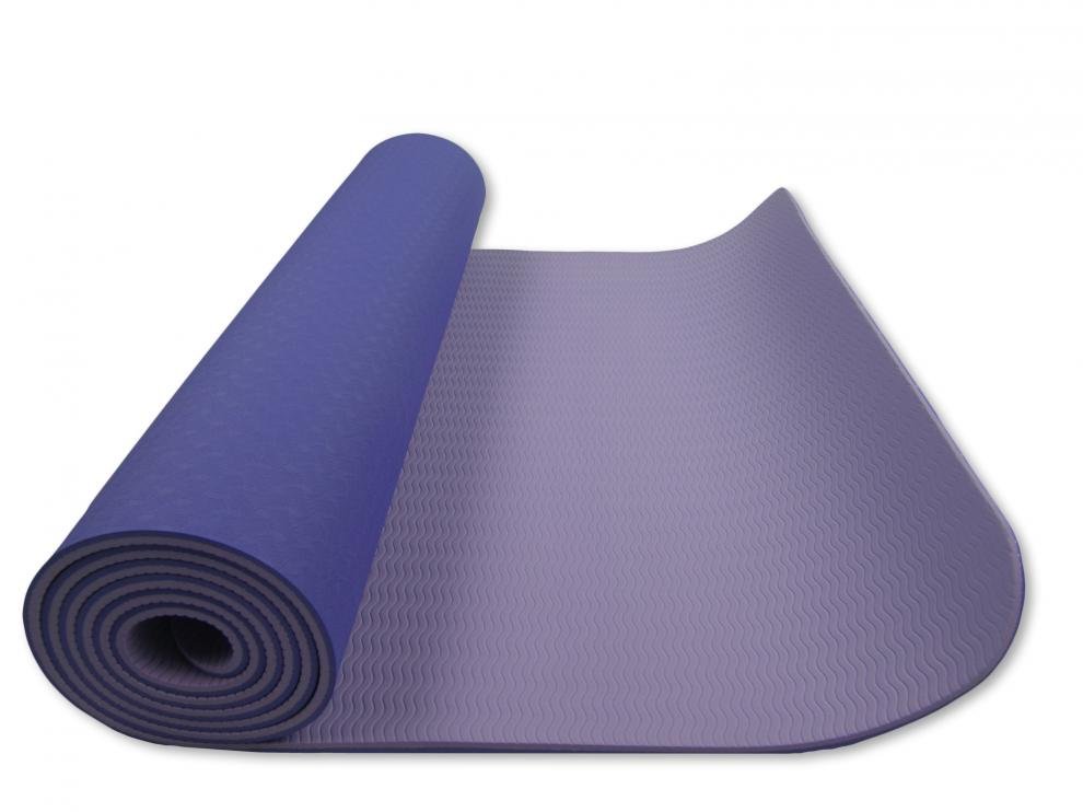 Karimatka na cvičení YOGA 6 mm - dvouvrstvá