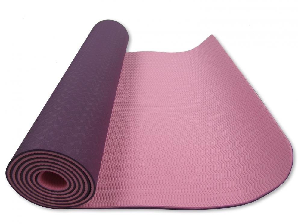 Karimatka na cvičení YOGA 6 mm - dvouvrstvá