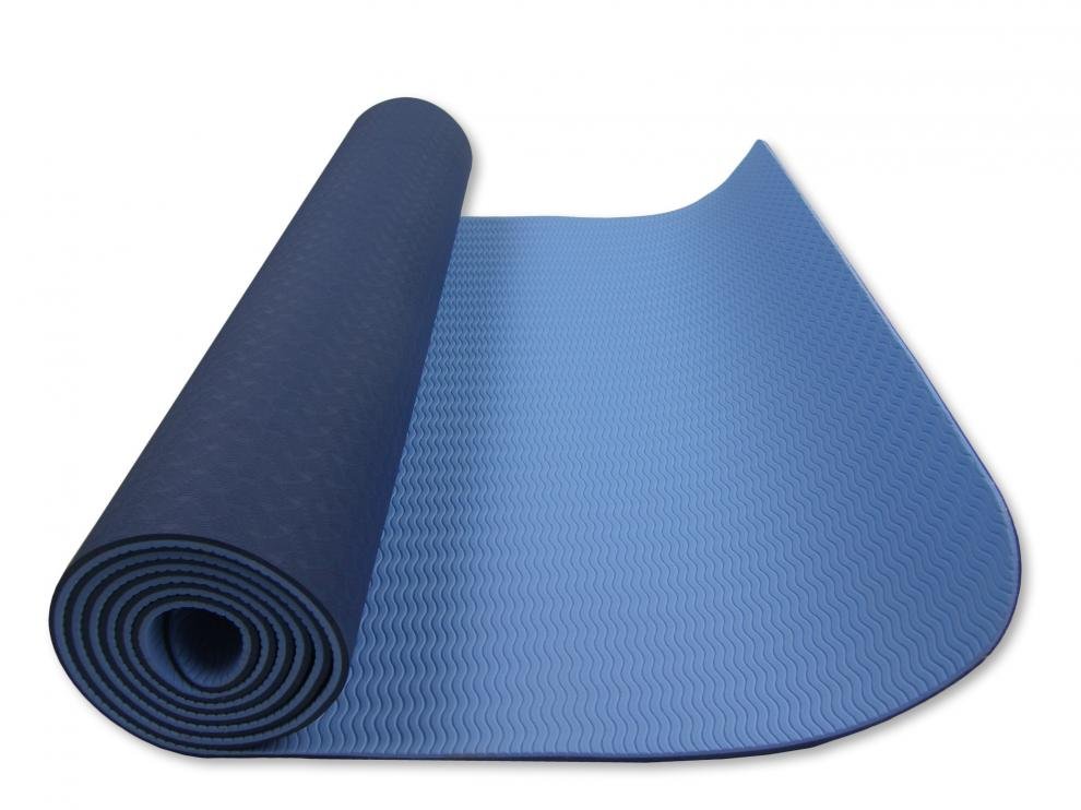 Karimatka na cvičení YOGA 6 mm - dvouvrstvá