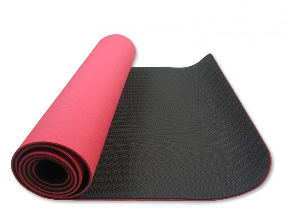 Karimatka na cvičení YOGA 6 mm - dvouvrstvá