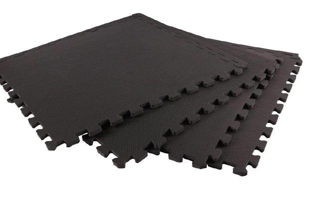 Fitness podložka LiveUp EVA BLOCK 60x60x1,2 cm - SET 4 ks