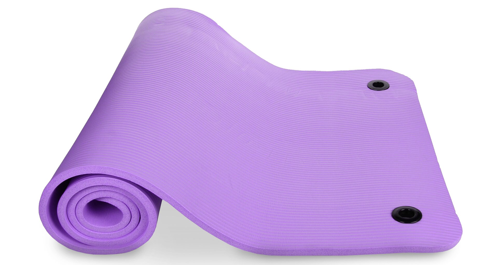 Karimatka na cvičení NBR YOGA MAT 185x80x1 cm s otvory na zavěšení