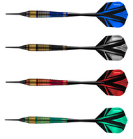 Šipky Harrows VIVID 18 zelená