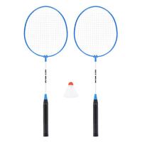 Sada 2 dadmintonových raket a nylonové letky NILS NRZ001 modrá