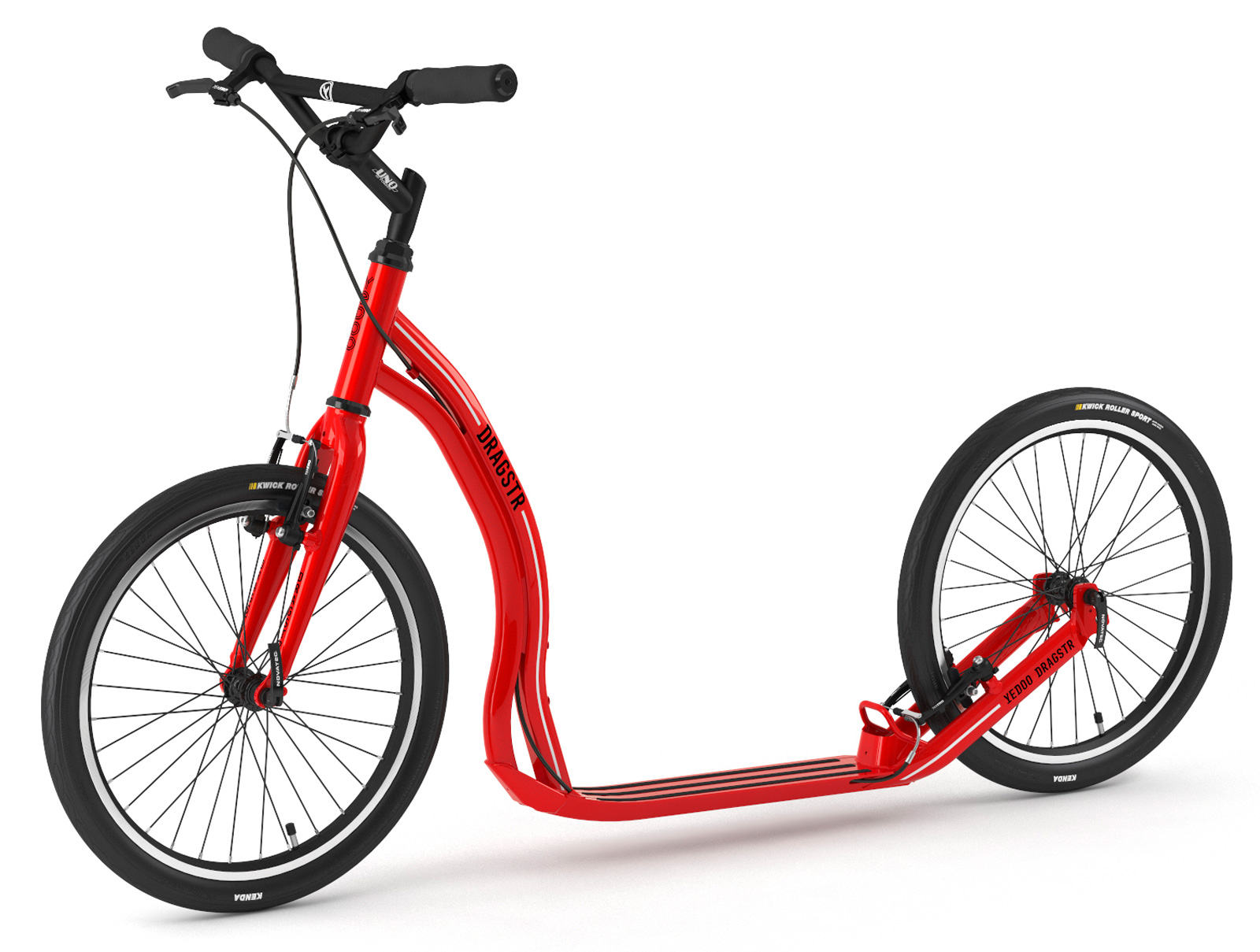 Koloběžka Yedoo DRAGSTR červená