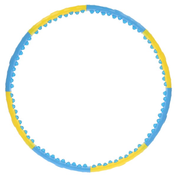 Hula hoop obruč HMS HHP022 žluto-modrá, 110 cm