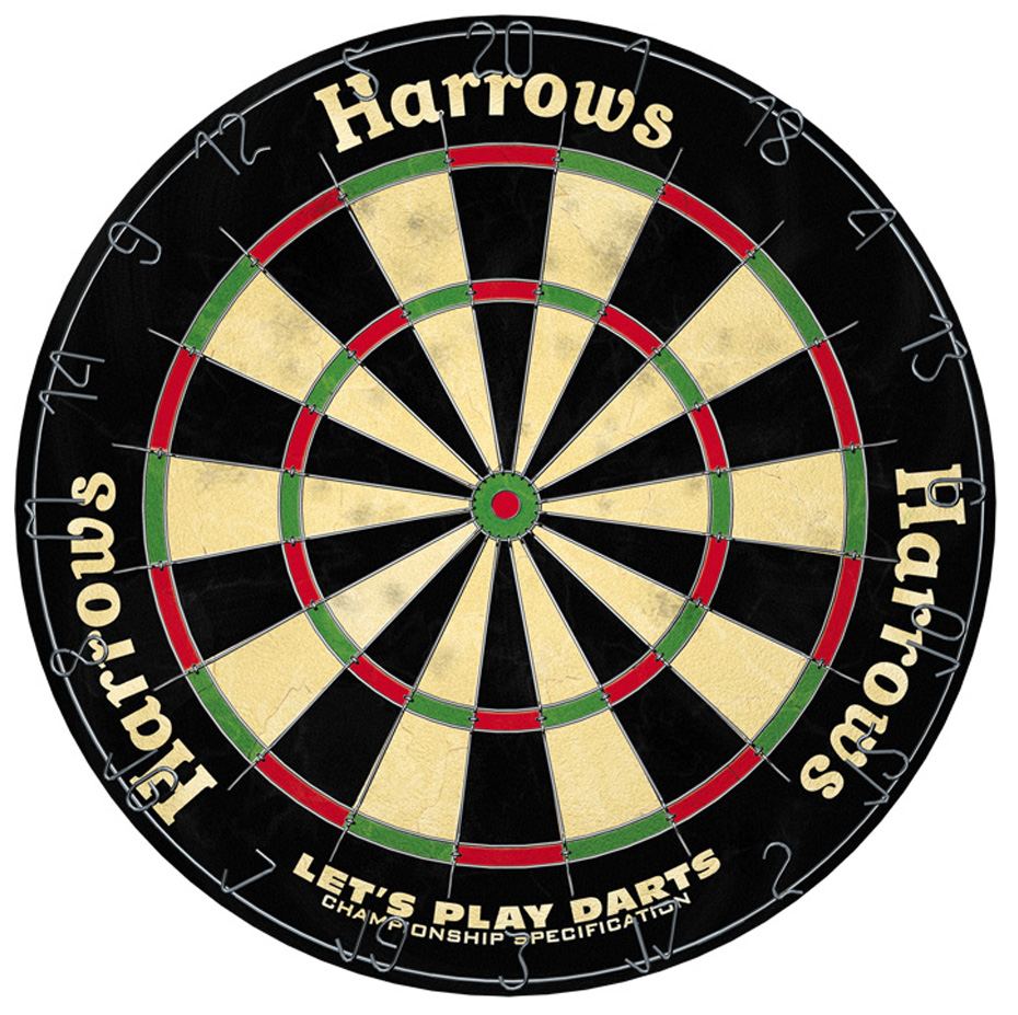 Sisálový terč Harrows Let's Play Darts