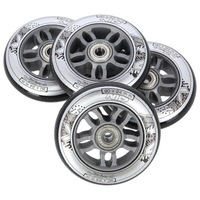 Sada černých PU koleček 84x24 + ložiska ABEC9 NILS Extreme