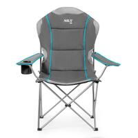 Skládací křeslo NILS Camp NC3080 světle-šedé