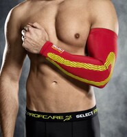 Kompresní rukáv Select Compression arm sleeves 6610 červená - velikost: XS