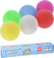 Míčky na stolní tenis barevné 6 ks