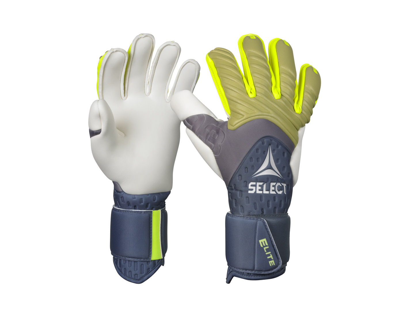 Brankářské rukavice Select GK gloves 93 Elite modro zeleno šedá Velikost rukavic: 8