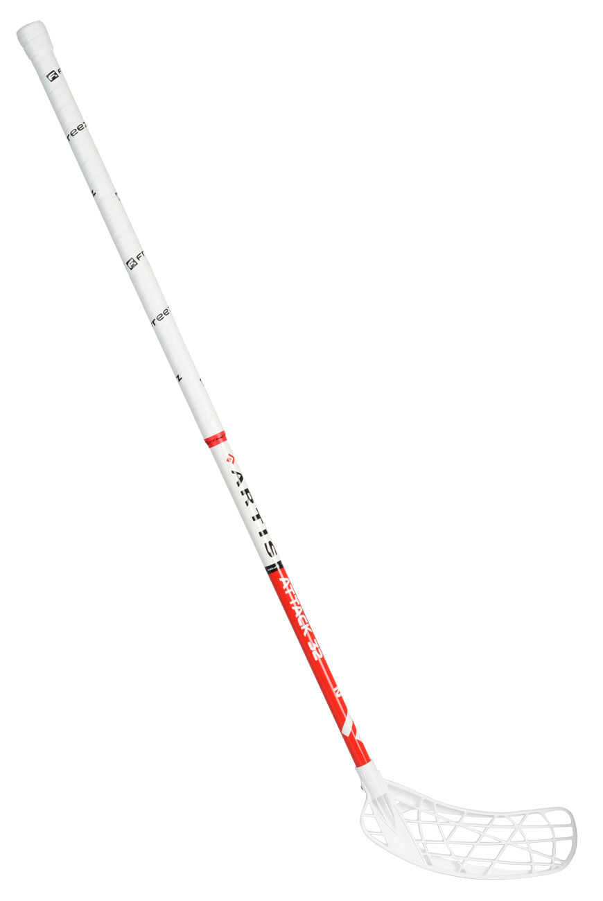 Florbalová hokejka Artis Attack 32 SR bílá 100 L