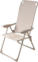 Skládací židle s opěradlem béžová