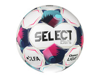 Fotbalový míč Select FB Brillant Super TB CZ Chance Liga 2026/27 bílo růžová Velikost míče: 5