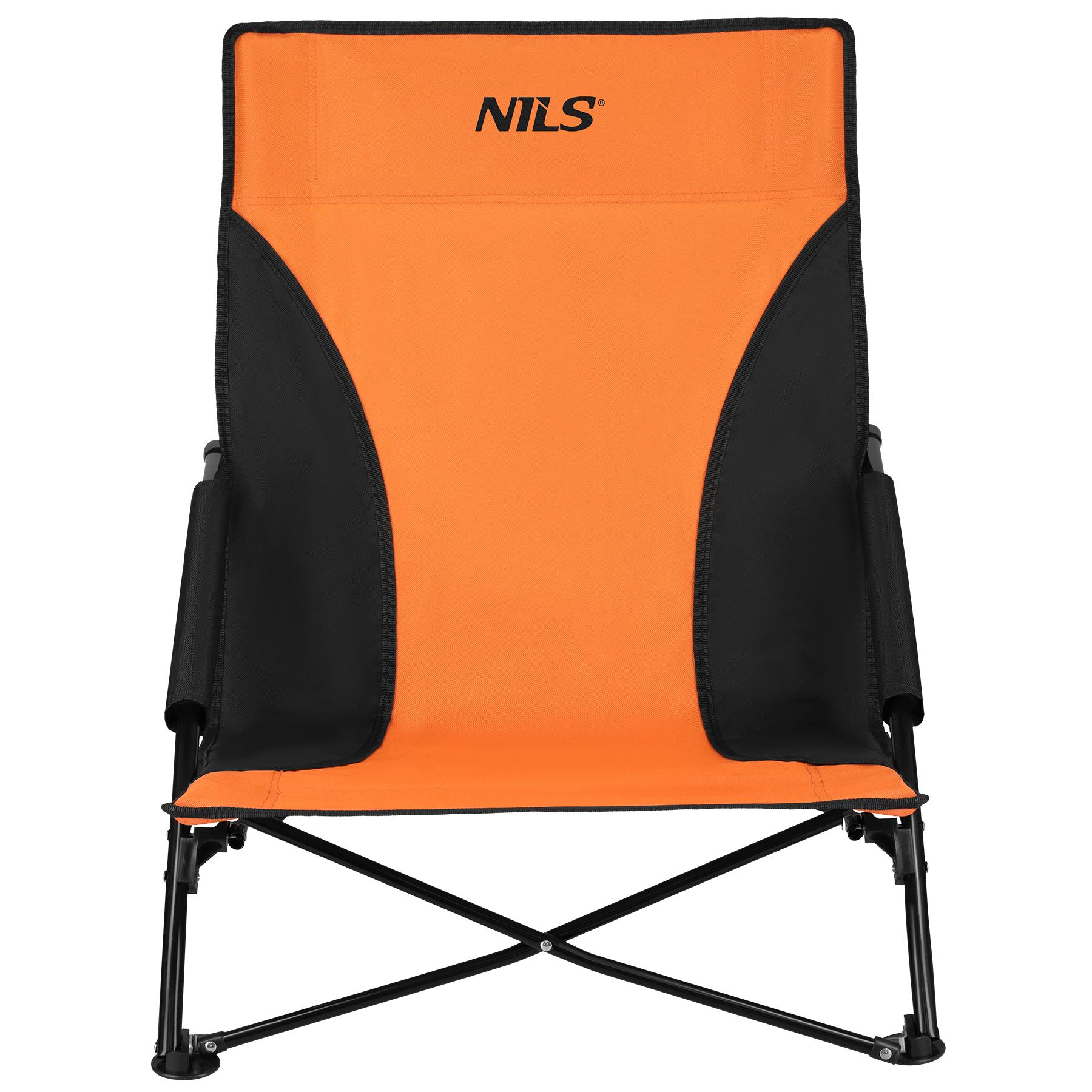 Plážové křeslo NILS NC3035 oranžovo-černé