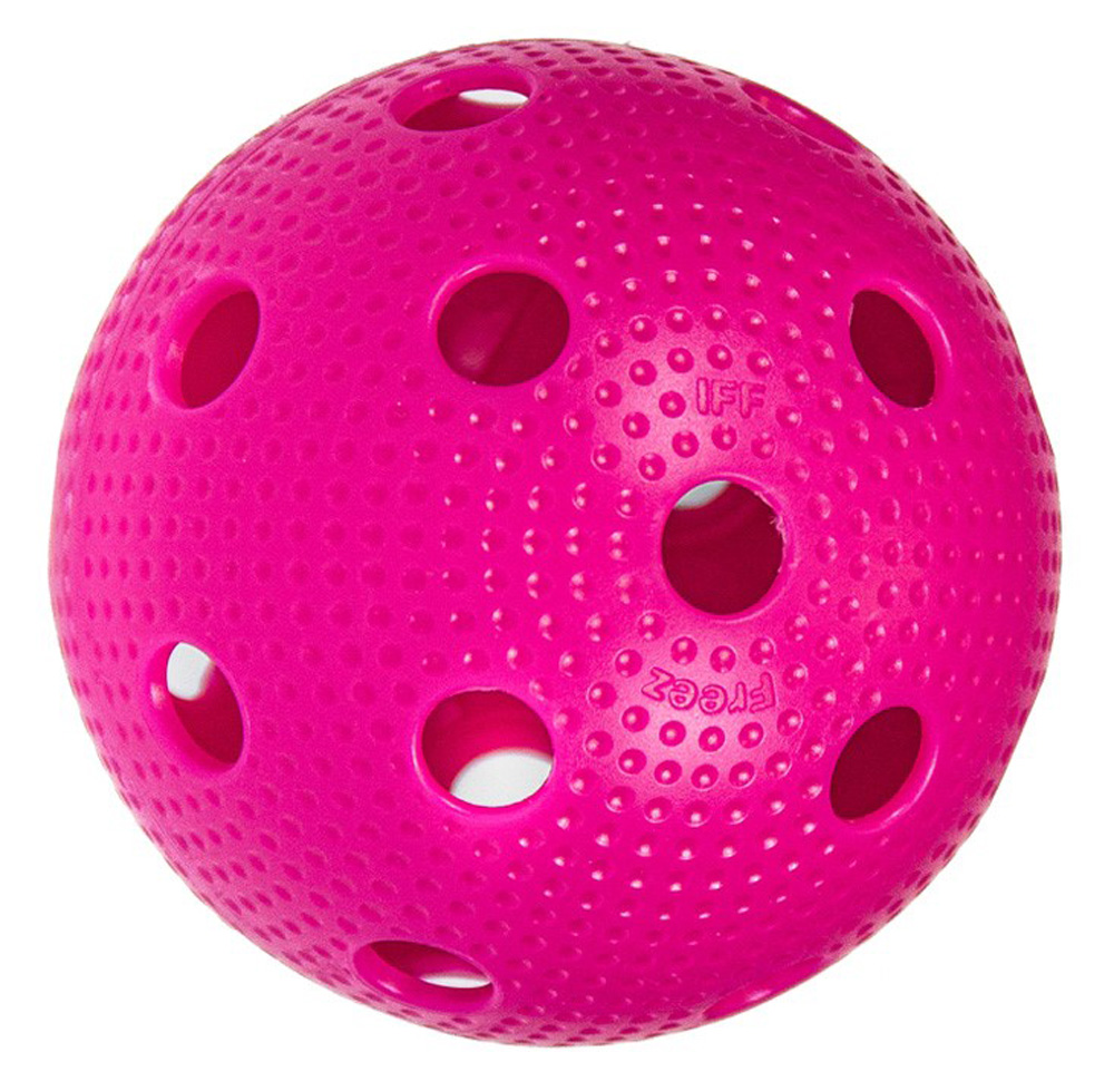 Freez Ball Official florbalový míč - růžový