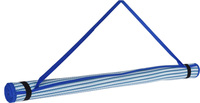 Plážové lehátko 180 x 90 cm modrá