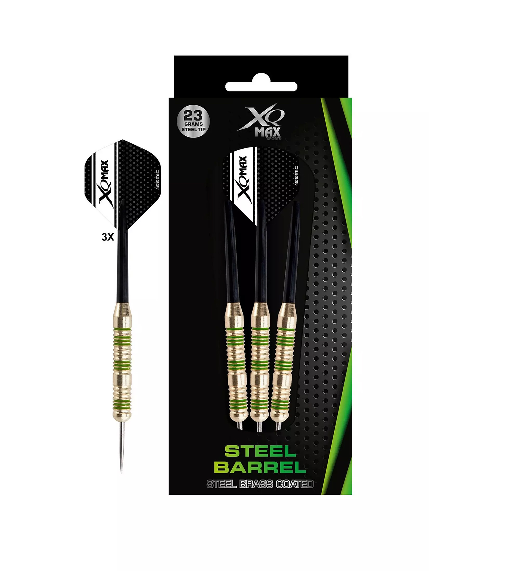 Šipky XQ MAX 7001240 - Steel Brass 3x23g