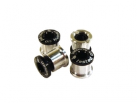 Å¡rouby do pÅ™evodnÃ­ku ShamanRacing 8mm, 4ks ÄernÃ©