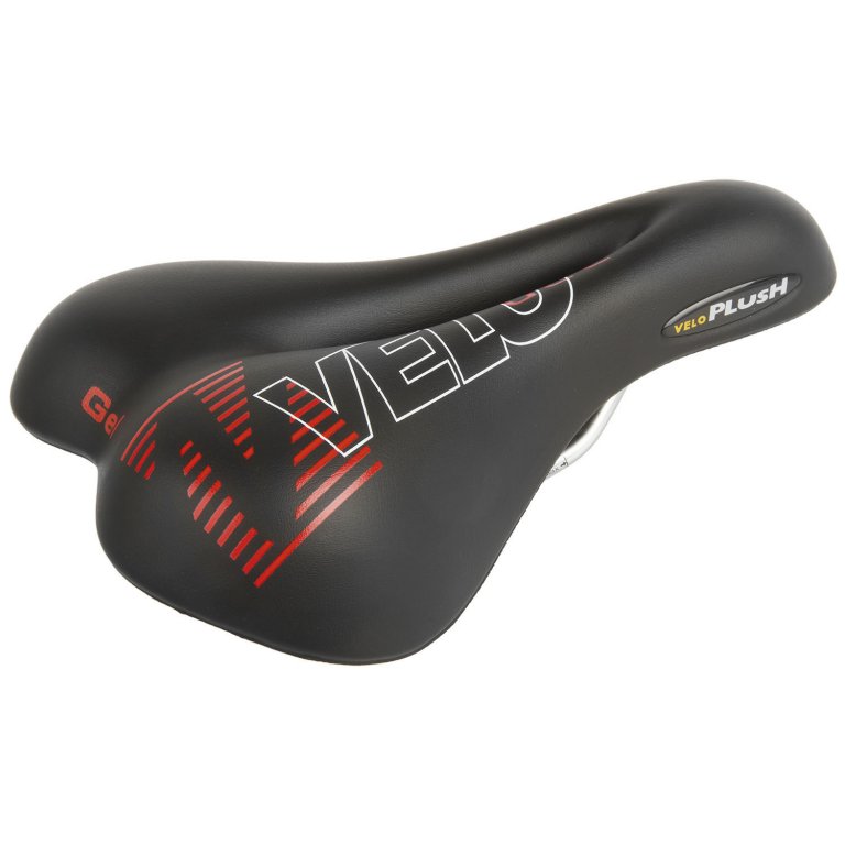 sedlo MTB VELO Plush gel dÃ¡mskÃ© s dÃ­rou