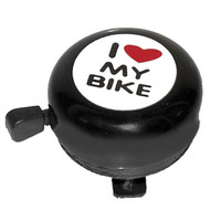 zvonek M-Wave I love my bike - ÄernÃ½