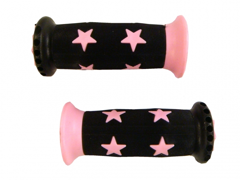 gripy dÄ›tskÃ© 22mm Äerno/rÅ¯Å¾ovÃ©