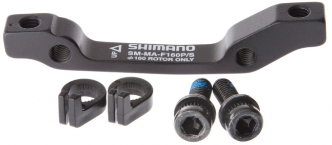 adaptÃ©r kotouÄovÃ© brzdy Shimano pÅ™ednÃ­ 160mm standard original baleni