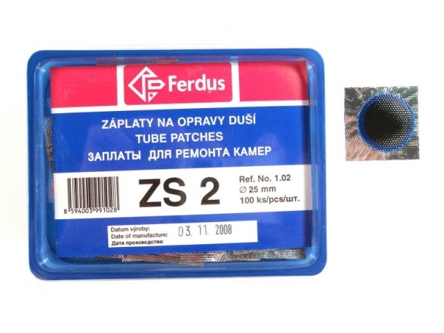 zÃ¡platy Ferdus ZS 2 25mm 100ks