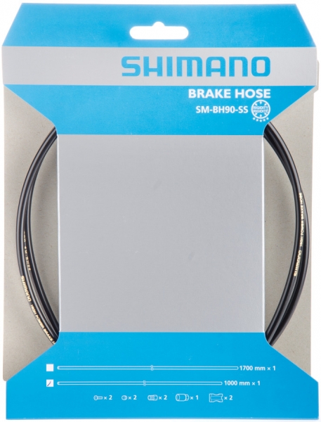 hadiÄka hydraulickÃ½ch brzd Shimano SM-BH90-SS Deore 1000mm ÄernÃ¡ original balenÃ­