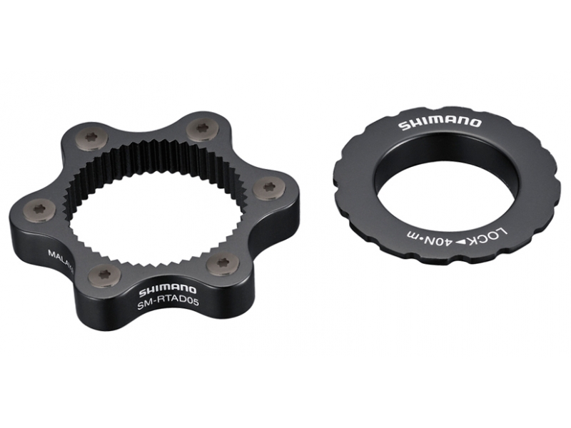 adaptÃ©r brzdovÃ©ho kotouÄe Shimano centerlock / 6dÄ›r original balenÃ­