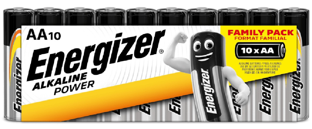 Energizer Alkaline Power Family AA 10pack