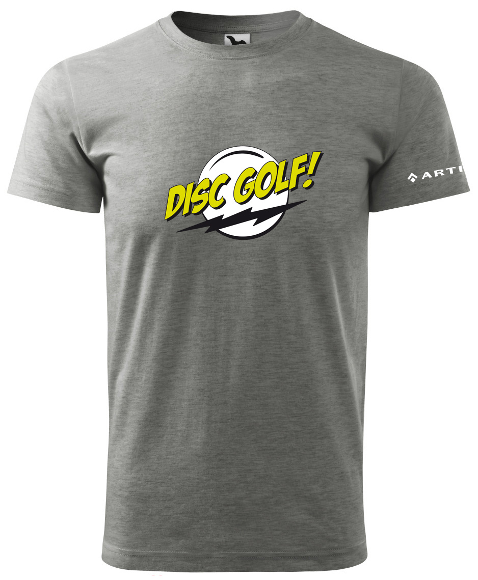 Tričko Artis Discgolf - šedý melír XXL