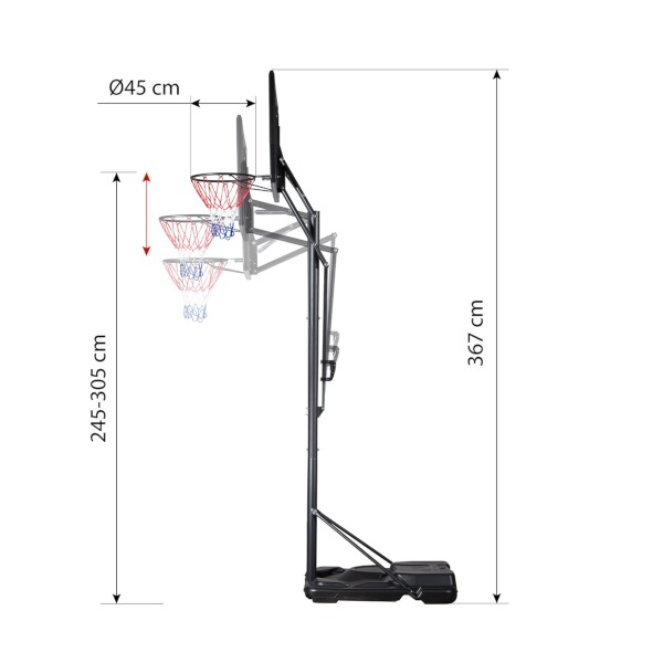 Basketbalový koš NILS ZDK020 7