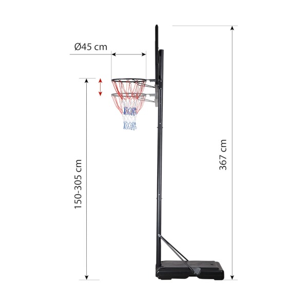 Basketbalový koš NILS ZDK321 7