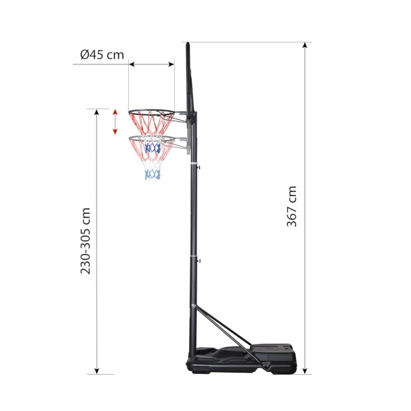 Basketbalový koš NILS ZDKA21 7