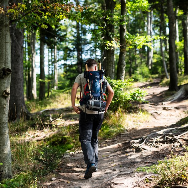 Turistický batoh NILS Camp NC1993 Northlake 30L + 10L modrý 12