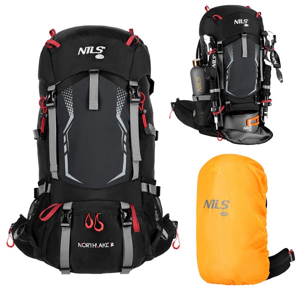 Turistický batoh NILS Camp NC1993 Northlake 30L + 10L černý 2