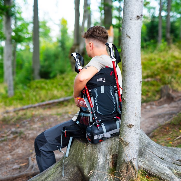 Turistický batoh NILS Camp NC1993 Northlake 30L + 10L černý 9