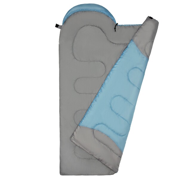 Spací pytel NILS Camp NC2008, šedý/mentolový 3