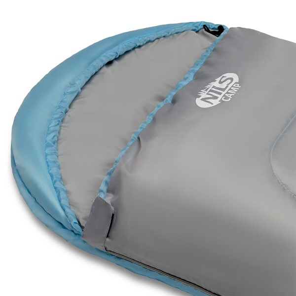 Spací pytel NILS Camp NC2008, šedý/mentolový 5